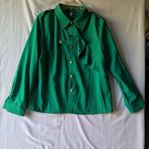 Elegant Green Blouse